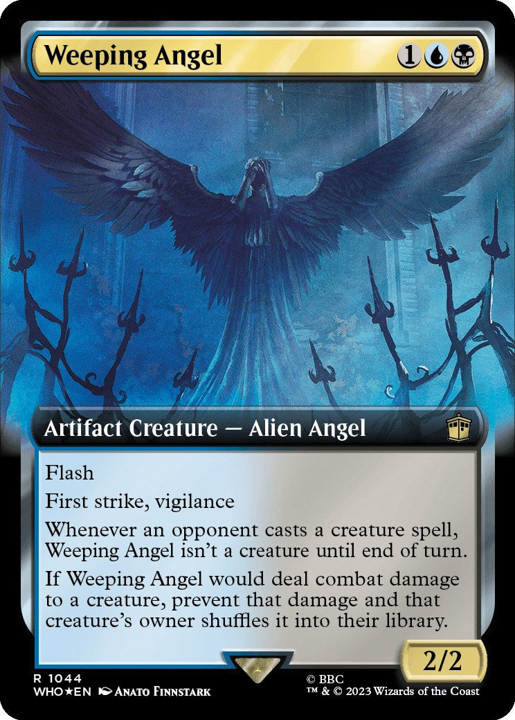 Weeping Angel (Extended Art) (Surge Foil) [Doctor Who] | Galaxy Games LLC