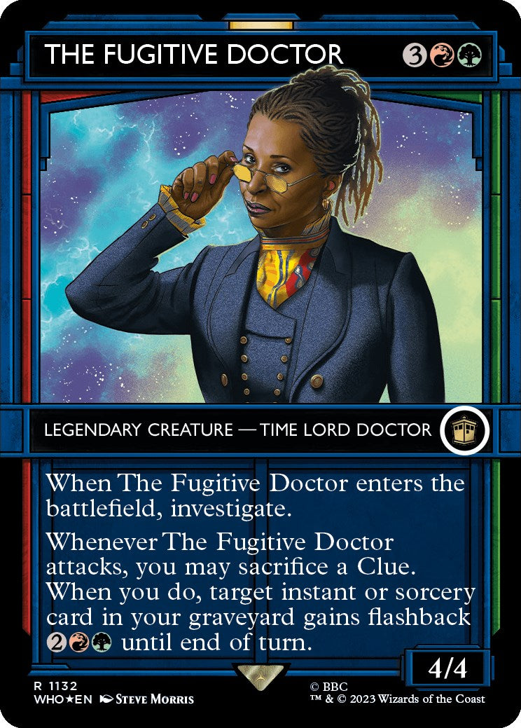 The Fugitive Doctor (Showcase) (Surge Foil) [Doctor Who] | Galaxy Games LLC