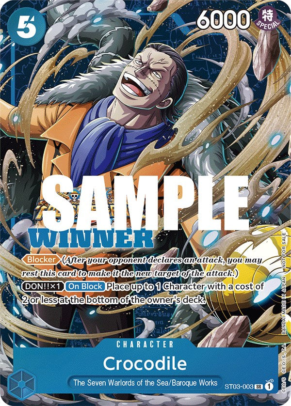 Crocodile (Winner Pack Vol. 5) [One Piece Promotion Cards] | Galaxy Games LLC