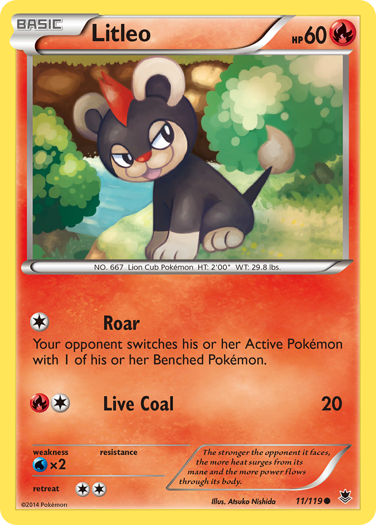 Litleo (11/119) [XY: Phantom Forces] | Galaxy Games LLC
