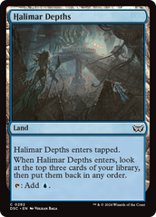 Halimar Depths [Duskmourn: House of Horror Commander] | Galaxy Games LLC