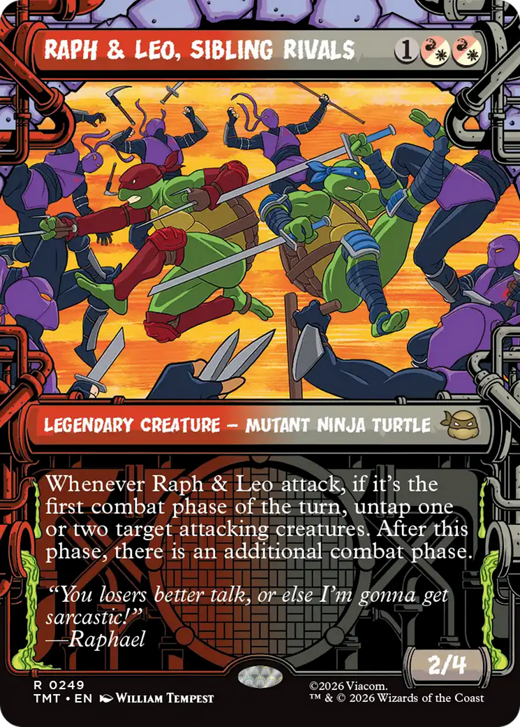 Raph & Leo, Sibling Rivals (Showcase) [Teenage Mutant Ninja Turtles] | Galaxy Games LLC