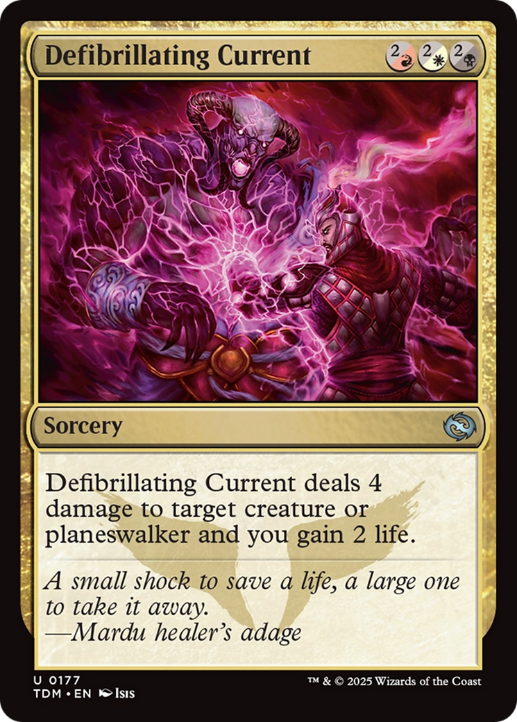 Defibrillating Current [Tarkir: Dragonstorm] | Galaxy Games LLC
