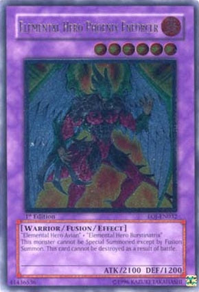 Elemental Hero Phoenix Enforcer [EOJ-EN032] Ultimate Rare | Galaxy Games LLC