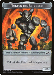 Human Soldier // Tuktuk the Returned Double-Sided Token [Double Masters Tokens] | Galaxy Games LLC