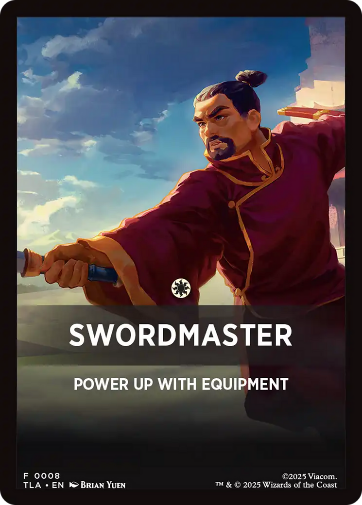 Swordmaster Theme Card [Avatar: The Last Airbender Tokens] | Galaxy Games LLC