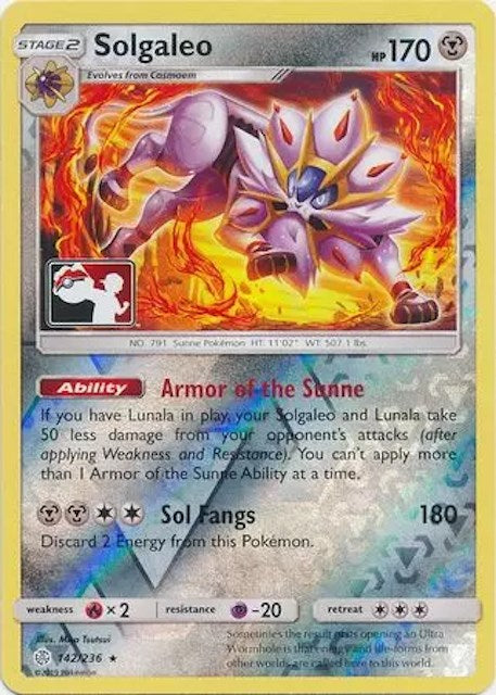 Solgaleo (142/236) [League & Championship Cards] | Galaxy Games LLC