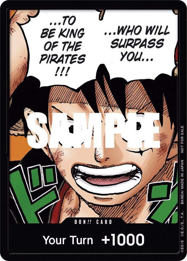 DON!! Card (Monkey.D.Luffy) (1st Anniversary DON!! Card Pack) [One Piece Promotion Cards] | Galaxy Games LLC