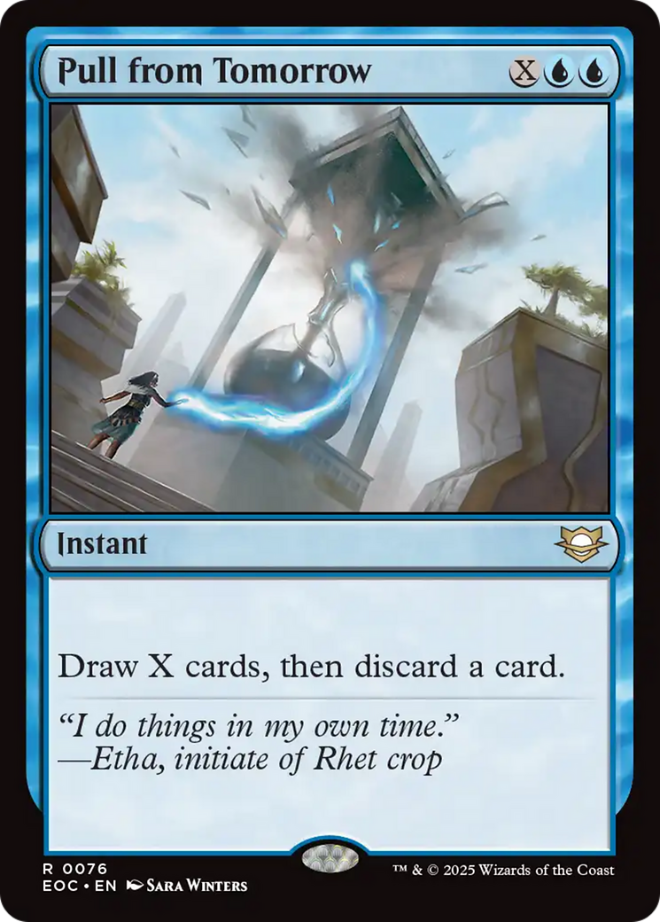 Pull from Tomorrow [Edge of Eternities Commander] | Galaxy Games LLC