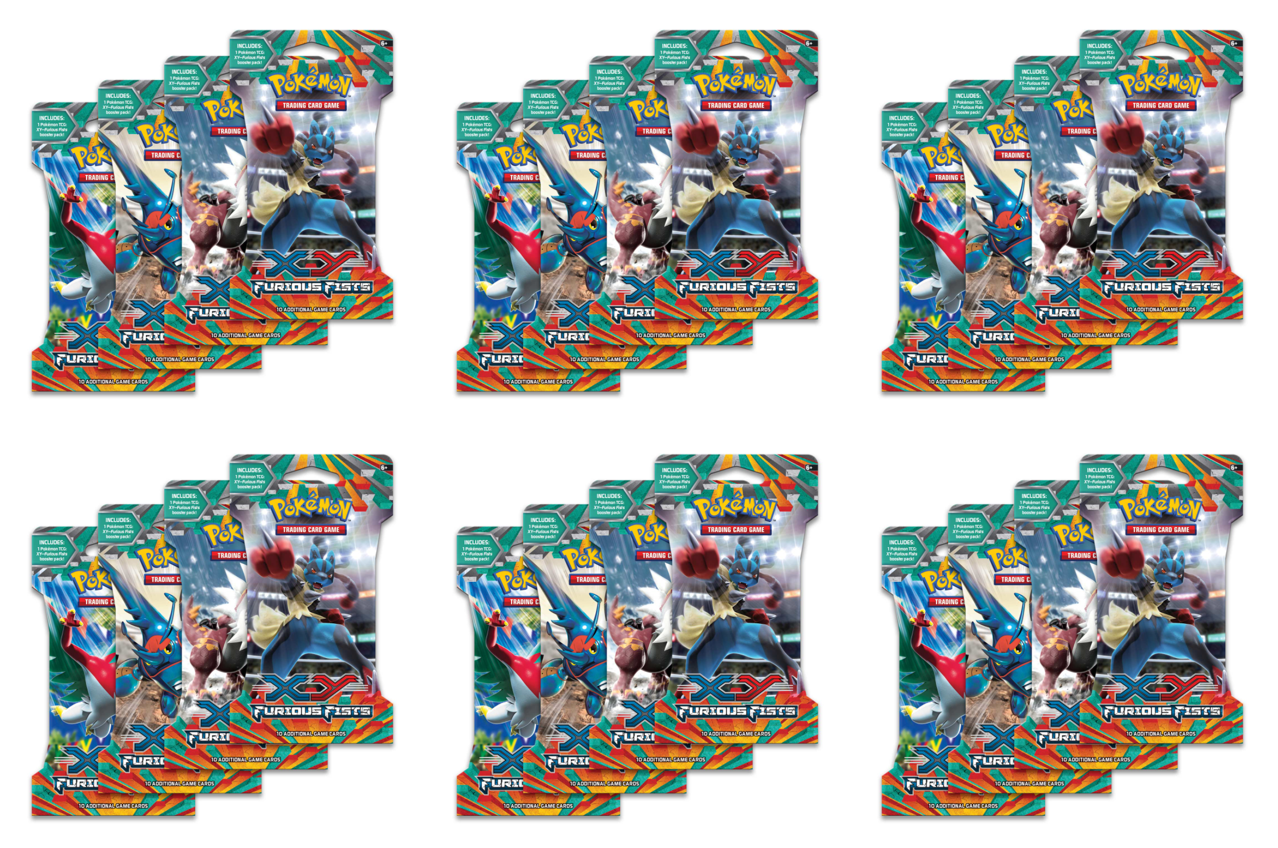 XY: Furious Fists - Sleeved Booster Pack Case | Galaxy Games LLC