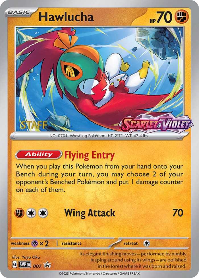 Hawlucha (007) [Staff] [Scarlet & Violet 151] | Galaxy Games LLC