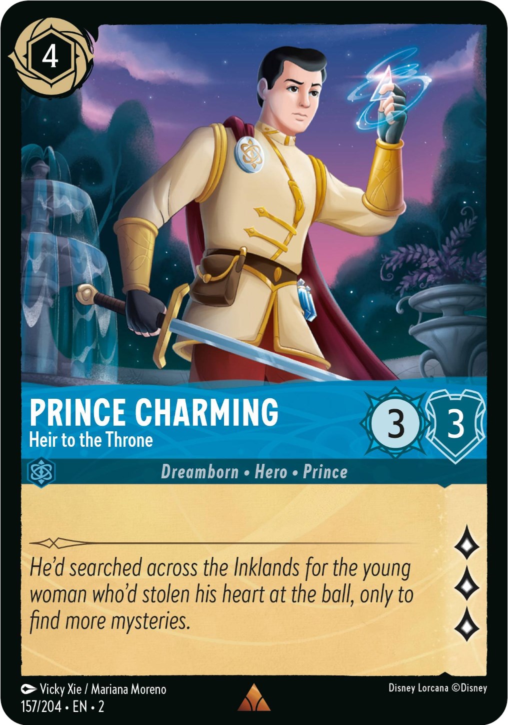 Prince Charming - Heir to the Throne (157/204) [Rise of the Floodborn] | Galaxy Games LLC