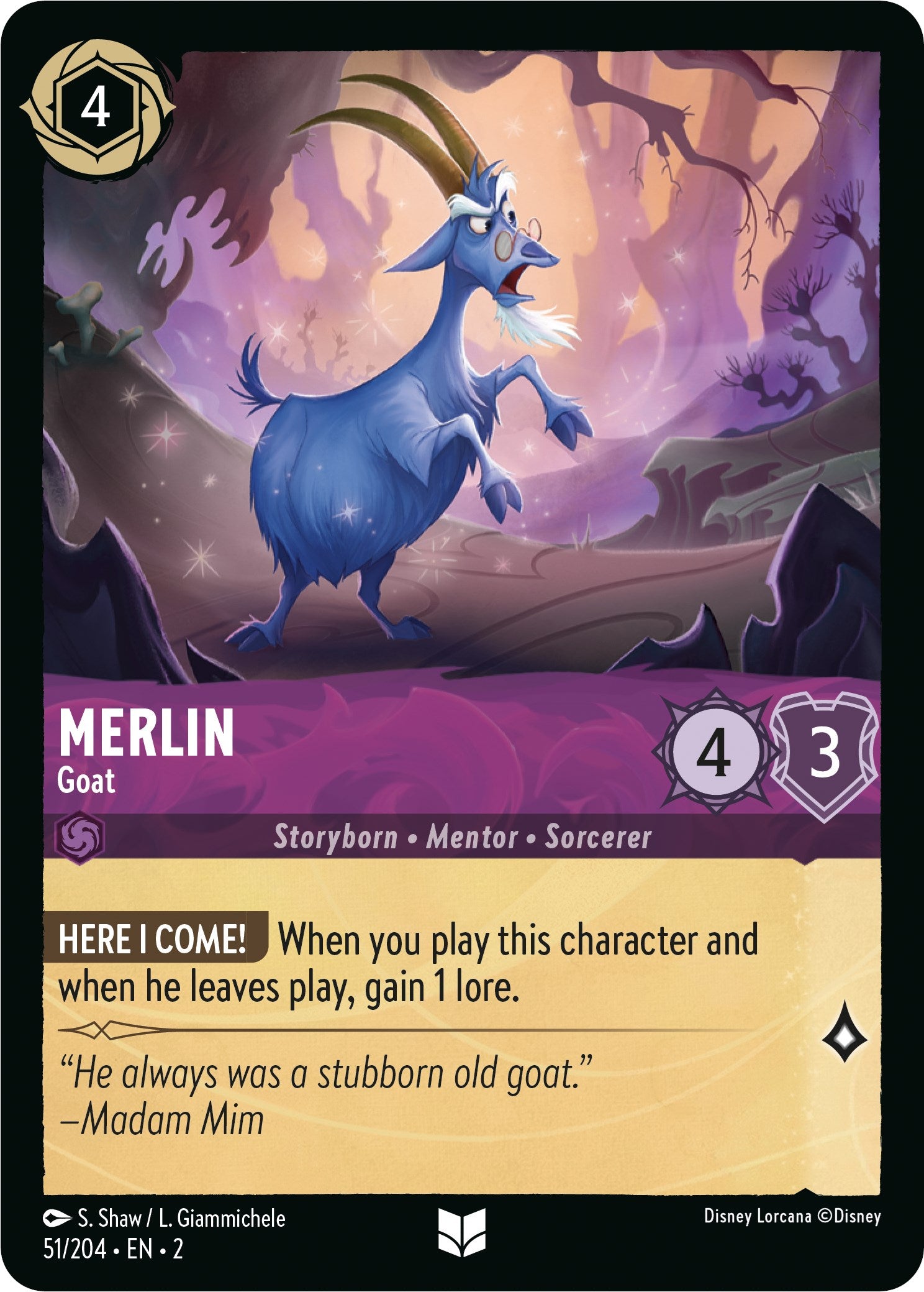 Merlin - Goat (51/204) [Rise of the Floodborn] | Galaxy Games LLC