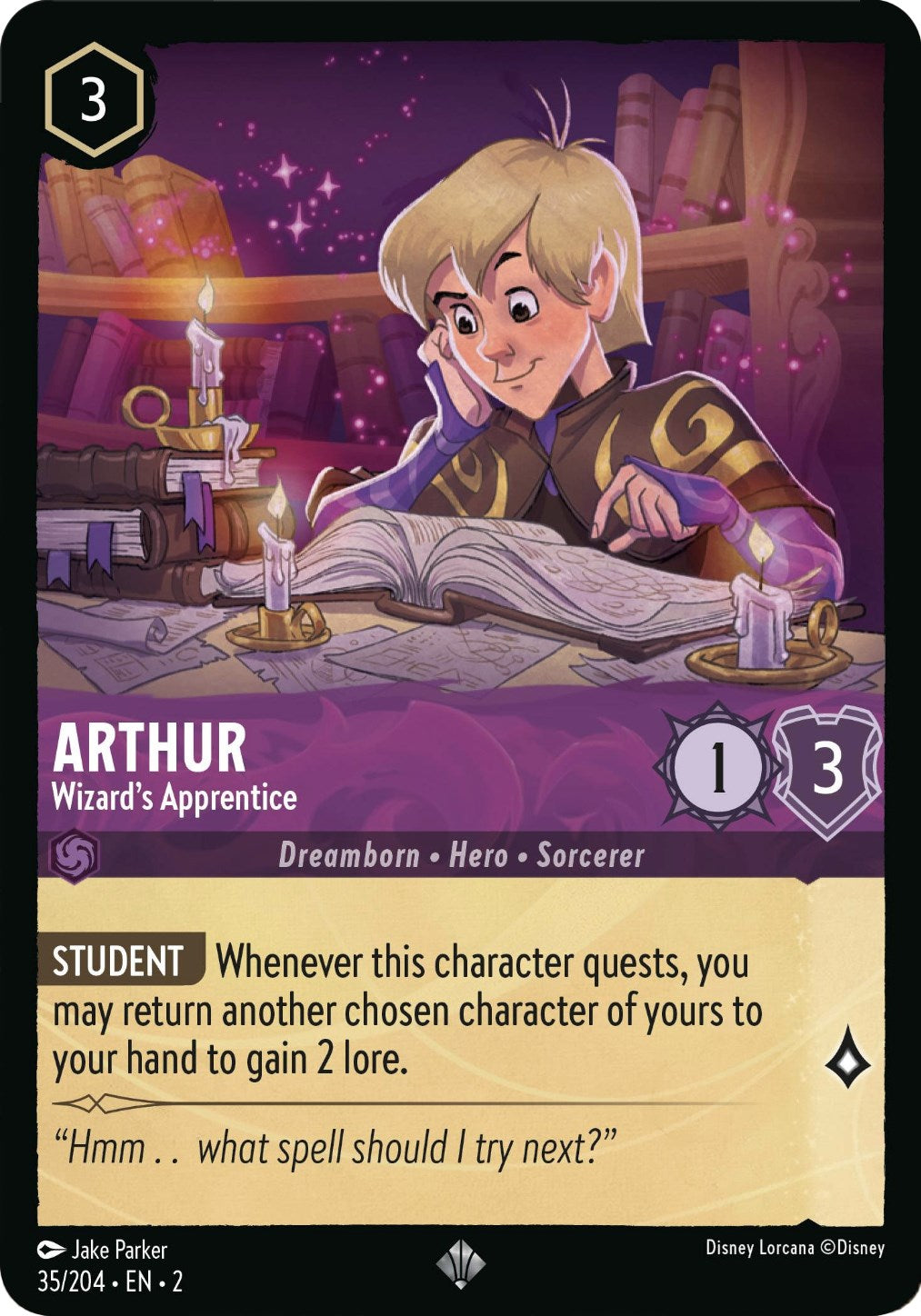 Arthur - Wizard's Apprentice (35/204) [Rise of the Floodborn] | Galaxy Games LLC