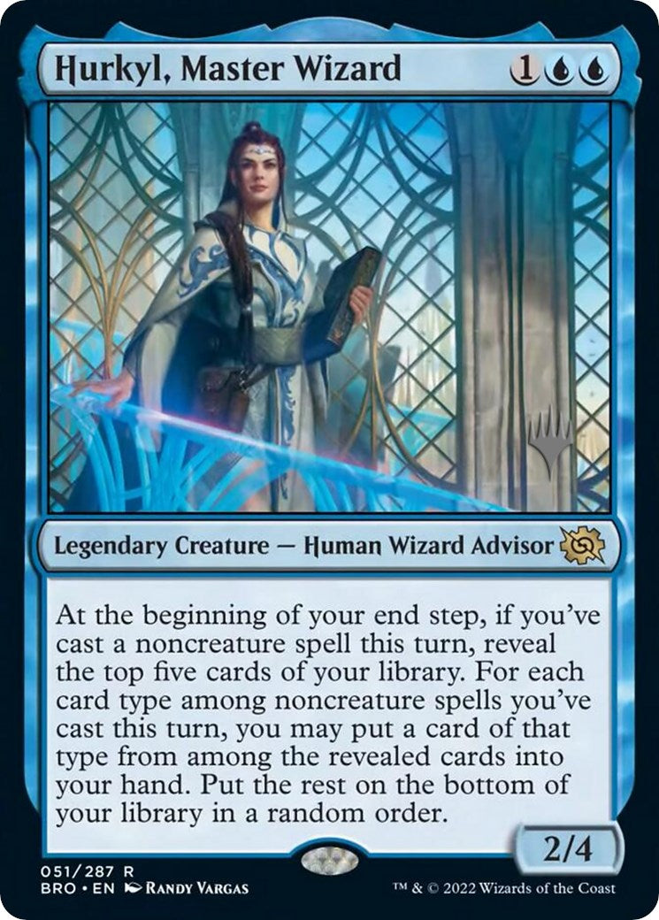 Hurkyl, Master Wizard (Promo Pack) [The Brothers' War Promos] | Galaxy Games LLC