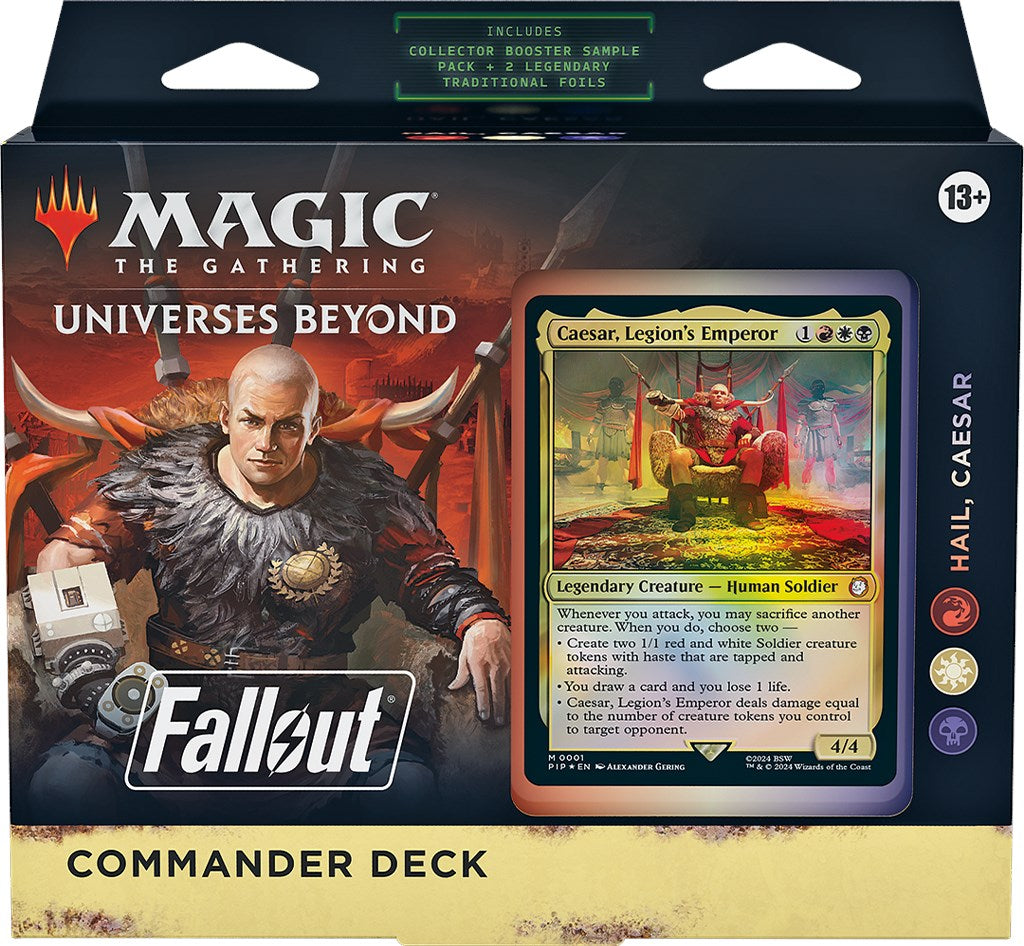 Fallout: Out of the Vault - Hail, Caesar Commander Deck | Galaxy Games LLC