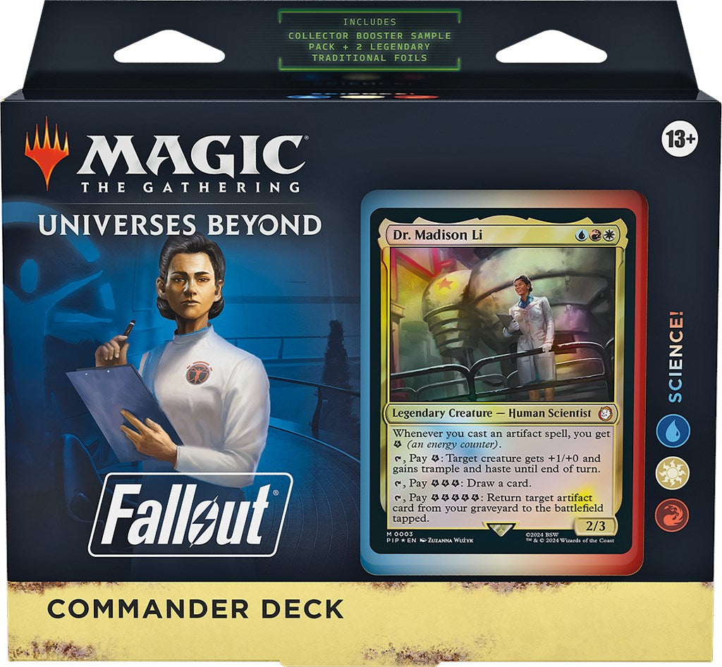 Fallout: Out of the Vault - Science! Commander Deck | Galaxy Games LLC