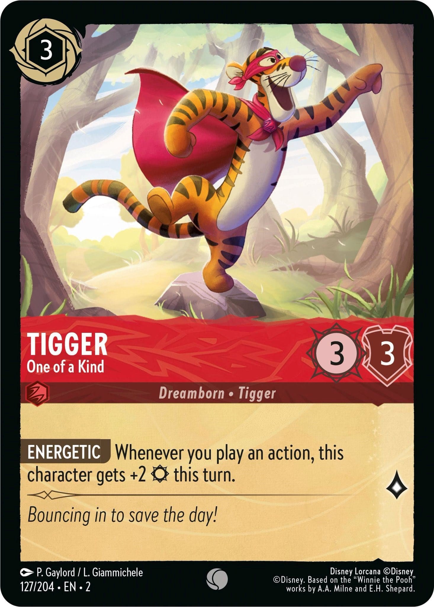 Tigger - One of a Kind (127/204) [Rise of the Floodborn] | Galaxy Games LLC