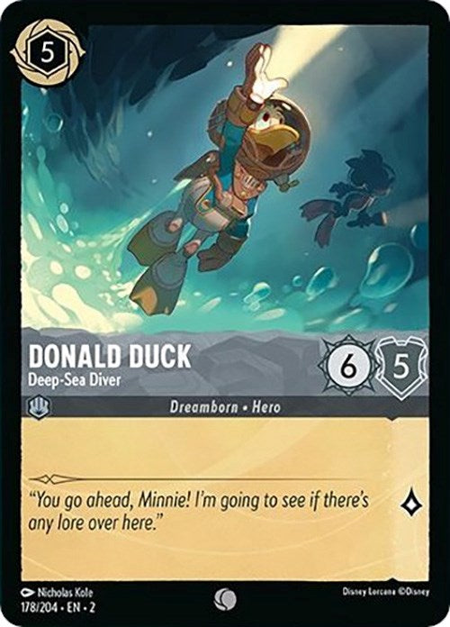 Donald Duck - Deep-Sea Diver (178/204) [Rise of the Floodborn] | Galaxy Games LLC