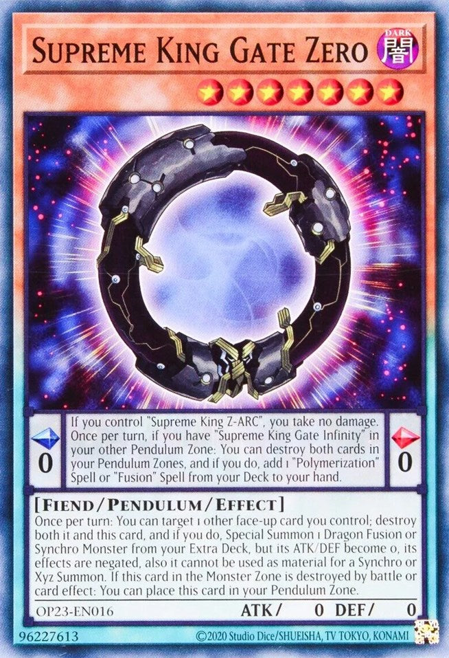 Supreme King Gate Zero [OP23-EN016] Common | Galaxy Games LLC