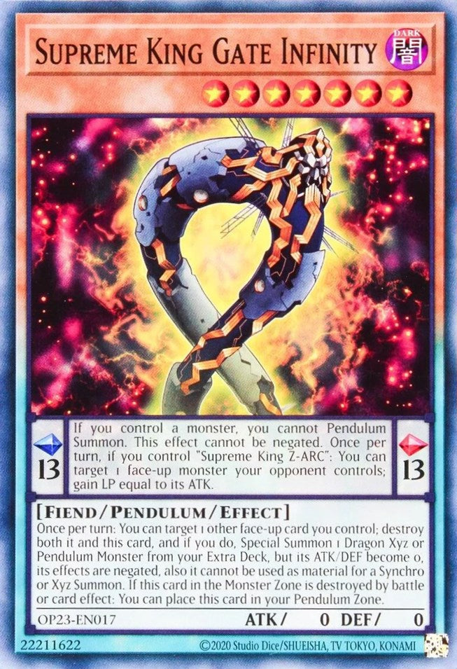 Supreme King Gate Infinity [OP23-EN017] Common | Galaxy Games LLC