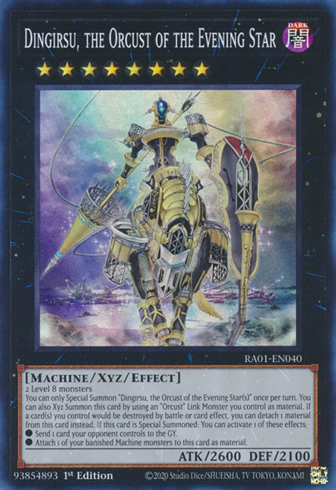 Dingirsu, the Orcust of the Evening Star [RA01-EN040] Super Rare | Galaxy Games LLC