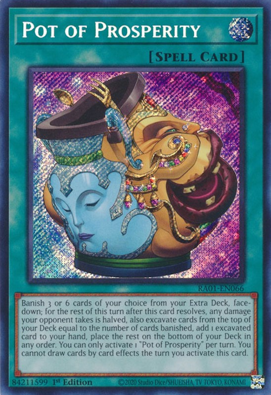 Pot of Prosperity [RA01-EN066] Secret Rare | Galaxy Games LLC