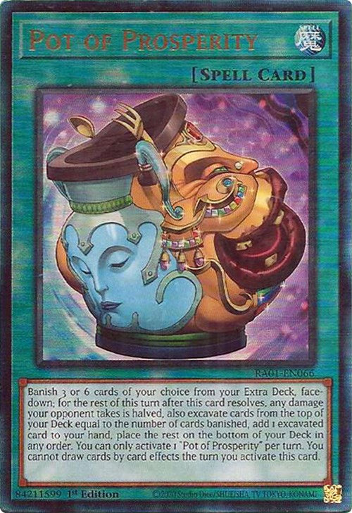 Pot of Prosperity [RA01-EN066] Prismatic Ultimate Rare | Galaxy Games LLC