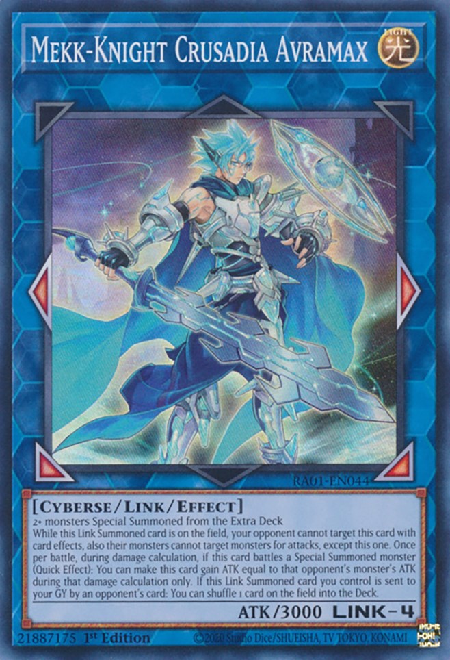 Mekk-Knight Crusadia Avramax [RA01-EN044] Super Rare | Galaxy Games LLC