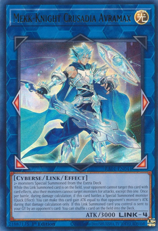 Mekk-Knight Crusadia Avramax [RA01-EN044] Ultra Rare | Galaxy Games LLC