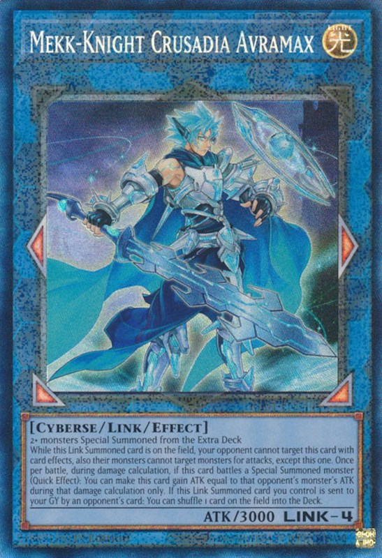 Mekk-Knight Crusadia Avramax [RA01-EN044] Prismatic Collector's Rare | Galaxy Games LLC