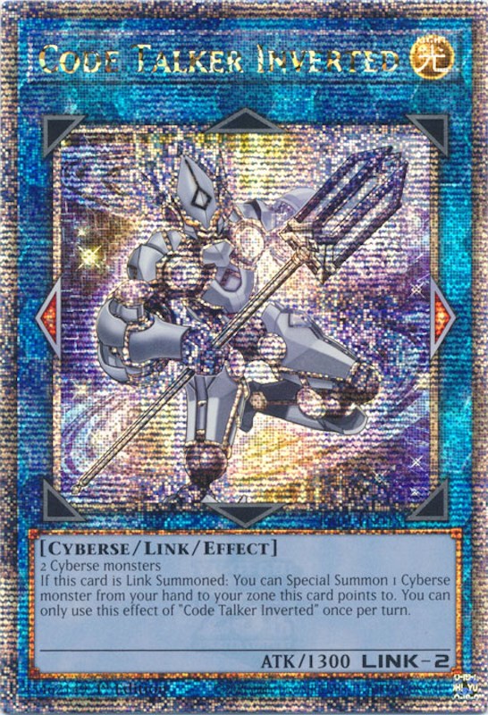 Code Talker Inverted [RA01-EN045] Quarter Century Secret Rare | Galaxy Games LLC