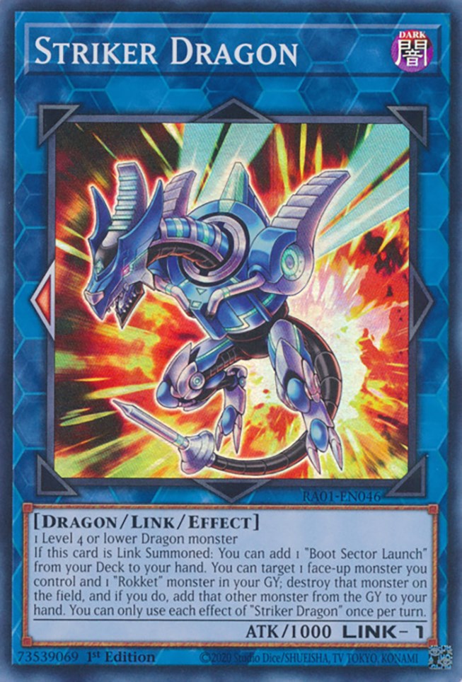 Striker Dragon [RA01-EN046] Super Rare | Galaxy Games LLC