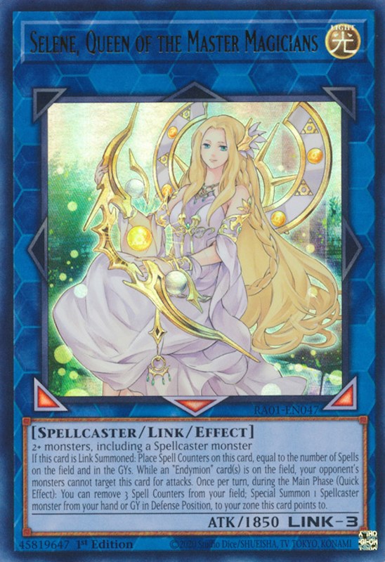 Selene, Queen of the Master Magicians [RA01-EN047] Ultra Rare | Galaxy Games LLC