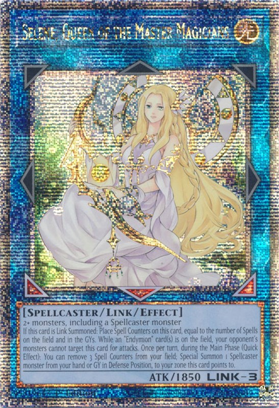 Selene, Queen of the Master Magicians [RA01-EN047] Quarter Century Secret Rare | Galaxy Games LLC