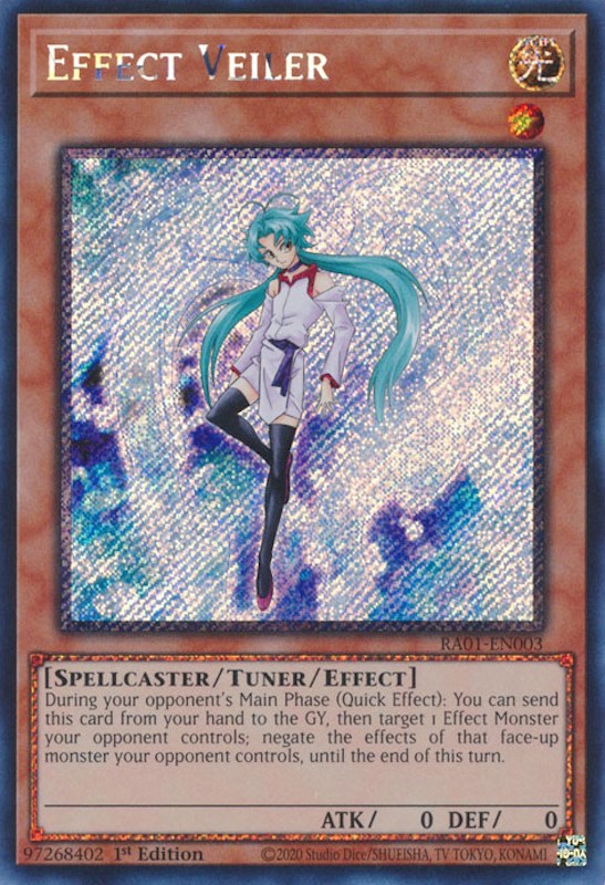 Effect Veiler [RA01-EN003] Platinum Secret Rare | Galaxy Games LLC