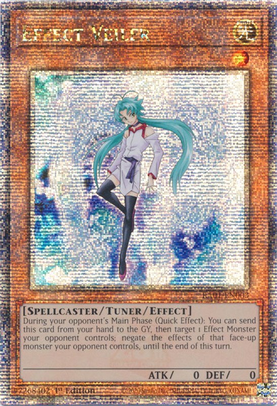 Effect Veiler [RA01-EN003] Quarter Century Secret Rare | Galaxy Games LLC