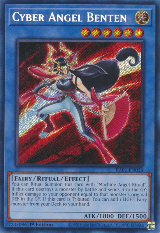 Cyber Angel Benten [RA01-EN024] Secret Rare | Galaxy Games LLC