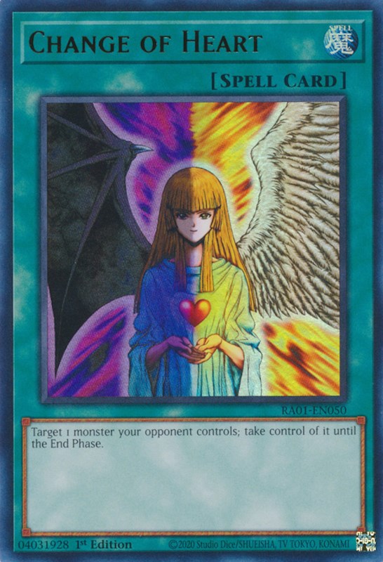 Change of Heart [RA01-EN050] Ultra Rare | Galaxy Games LLC