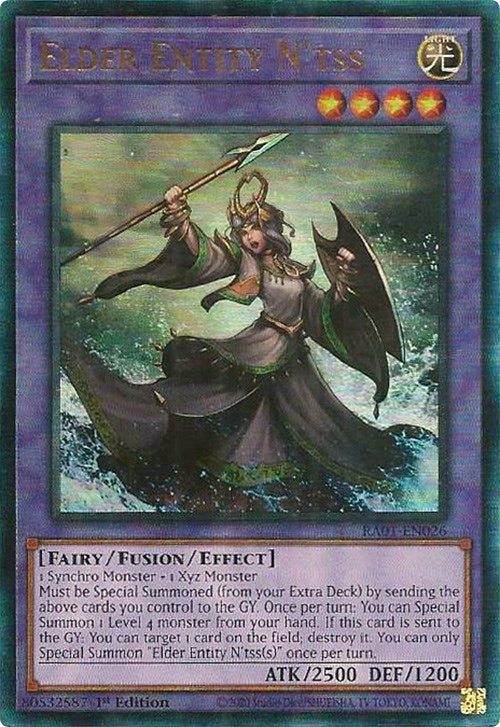 Elder Entity N'tss [RA01-EN026] Prismatic Ultimate Rare | Galaxy Games LLC