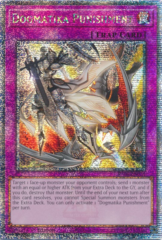 Dogmatika Punishment [RA01-EN076] Quarter Century Secret Rare | Galaxy Games LLC