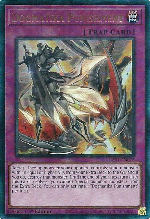 Dogmatika Punishment [RA01-EN076] Prismatic Ultimate Rare | Galaxy Games LLC