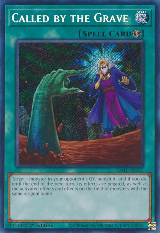 Called by the Grave [RA01-EN057] Secret Rare | Galaxy Games LLC