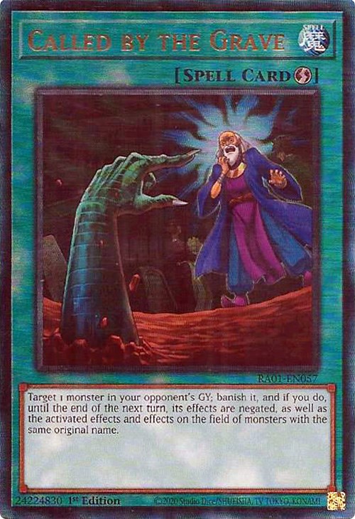 Called by the Grave [RA01-EN057] Prismatic Ultimate Rare | Galaxy Games LLC