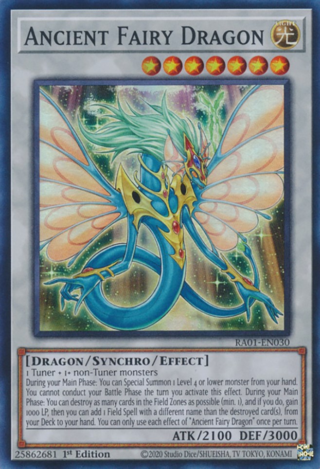 Ancient Fairy Dragon [RA01-EN030] Super Rare | Galaxy Games LLC