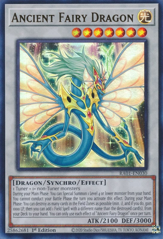 Ancient Fairy Dragon [RA01-EN030] Ultra Rare | Galaxy Games LLC