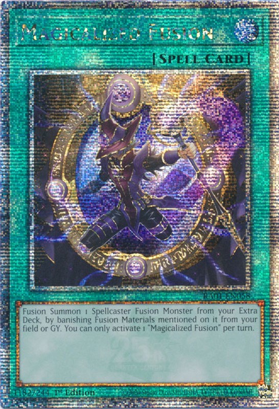 Magicalized Fusion [RA01-EN058] Quarter Century Secret Rare | Galaxy Games LLC