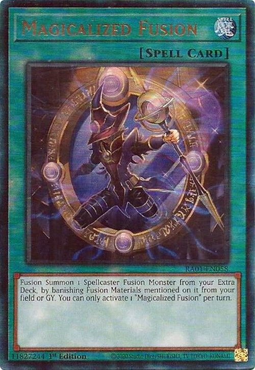 Magicalized Fusion [RA01-EN058] Prismatic Ultimate Rare | Galaxy Games LLC