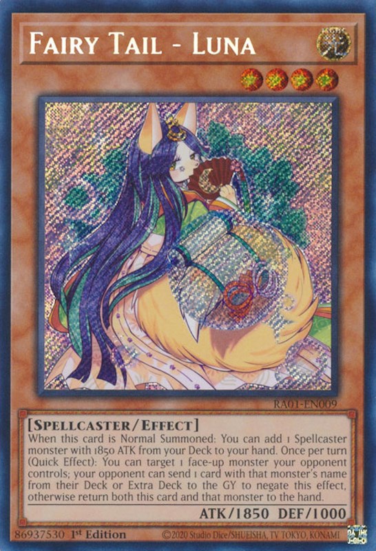 Fairy Tail - Luna [RA01-EN009] Secret Rare | Galaxy Games LLC