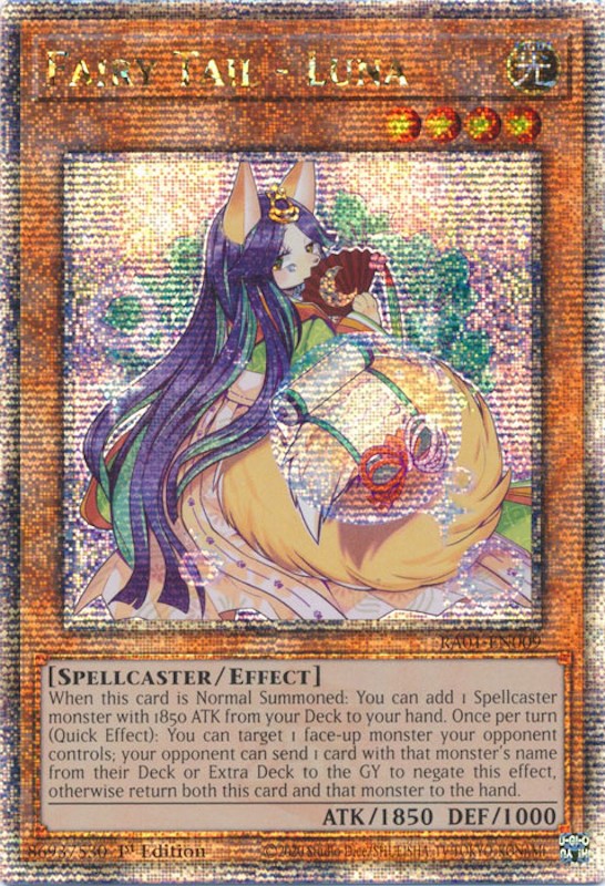 Fairy Tail - Luna [RA01-EN009] Quarter Century Secret Rare | Galaxy Games LLC